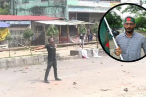 রংপুরে বেগম রোকেয়া বিশ্ববিদ্যালয়ের ছাত্র আবু সাঈদ পুলিশের গুলিতে নিহত হয়েছেন