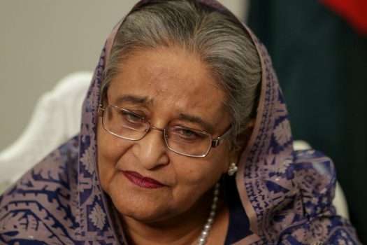 বাংলাদেশের সাবেক প্রধানমন্ত্রী শেখ হাসিনা