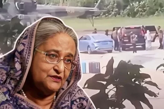 ৫ই আগস্ট ২০২৪ ছাত্র-জনতার অভ্যূত্থাণে ক্ষমতাচ্যুত হয়ে দেশ ছাড়েন শেখ হাসিনা।