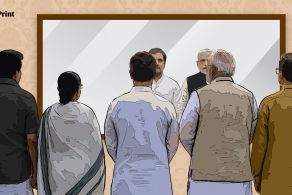 দেশটি কি ধীরে ধীরে একদলীয় রাজনৈতিক ব্যবস্থার দিকে এগোচ্ছে, নাকি শেষ পর্যন্ত বিজেপির প্রধান প্রতিদ্বন্দ্বী হিসেবে আবারও শক্তিশালী হয়ে উঠতে পারে কংগ্রেস? ছবি: দ্য প্রিন্ট