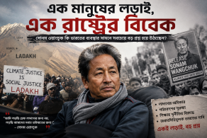 রাষ্ট্রের ব্যাড সিস্টেম ভাঙার একক লড়াইয়ে অবতীর্ন হয়েছেন পরিবেশবাদী সোনম ওয়াংচুক।